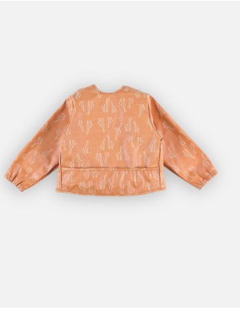 Bavoir à manches, ocre -...