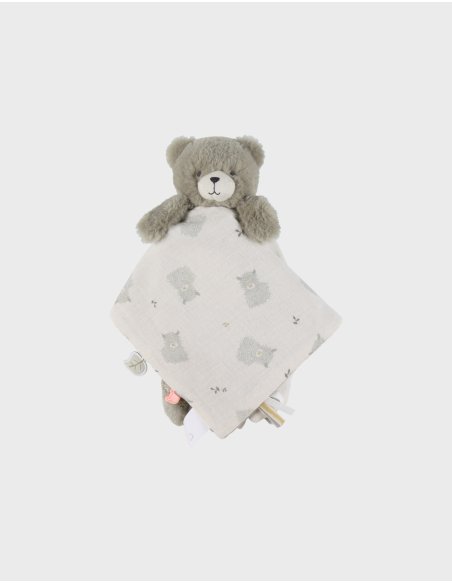 Doudou Ours réversible Jour & Nuit – Orso - Noukie's