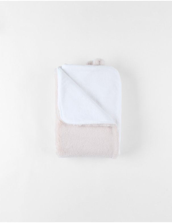 Couverture 75*100cm en Groloudoux bunny beige - Noukie's