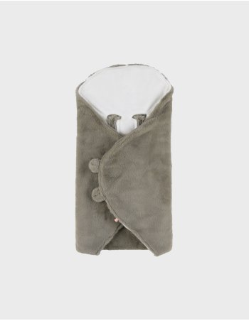 Couverture promenade, Ultra douce bunny kaki - Noukie's