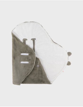 Couverture promenade, Ultra douce bunny kaki - Noukie's 2