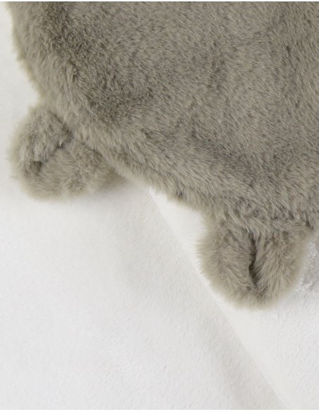 Couverture promenade, Ultra douce bunny kaki - Noukie's