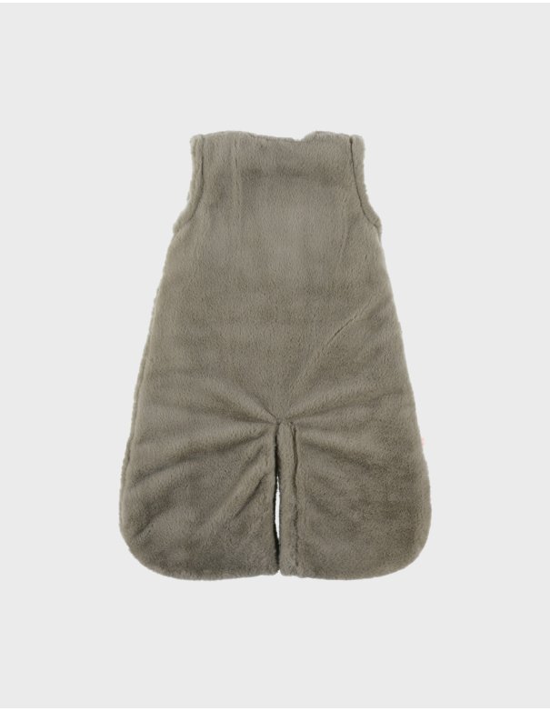 Gigoteuse Nomade 1-6m,fausse fourrure kaki 70 cm-Noukie's