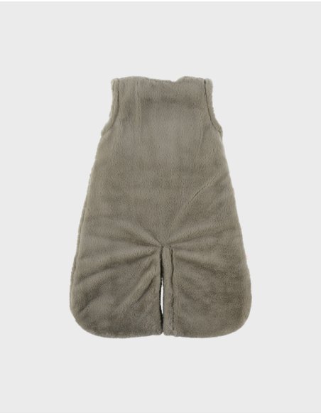 Gigoteuse Nomade 1-6m,fausse fourrure kaki 70 cm-Noukie's