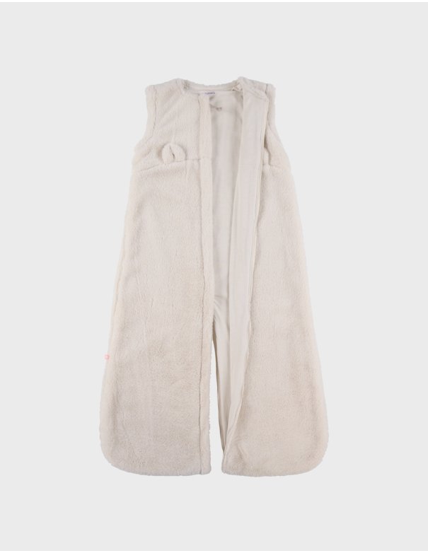 Gigoteuse Nomade 6-24m, fausse fourrure beige 100 cm - Noukie's