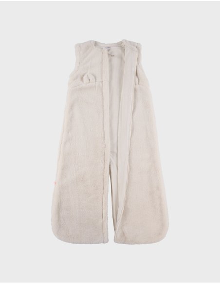 Gigoteuse Nomade 6-24m, fausse fourrure beige 100 cm - Noukie's