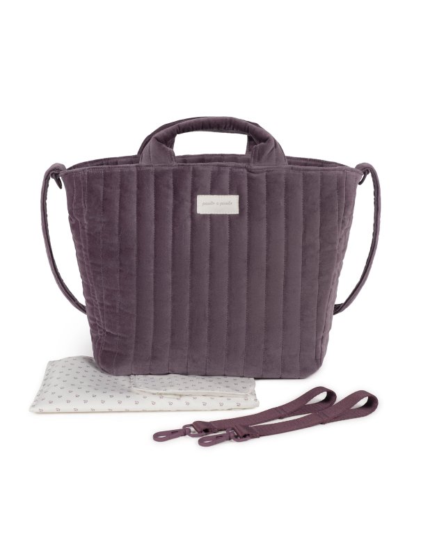 Sac à langer cherry velvet - Pasito a...