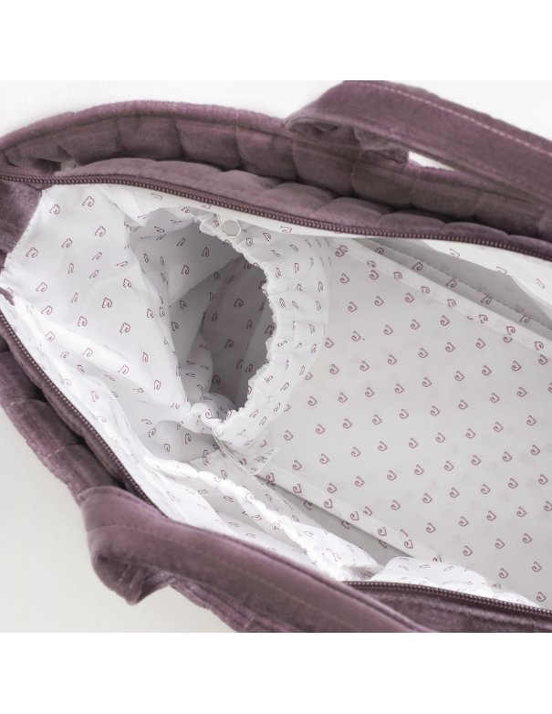 Sac à langer cherry velvet - Pasito a...