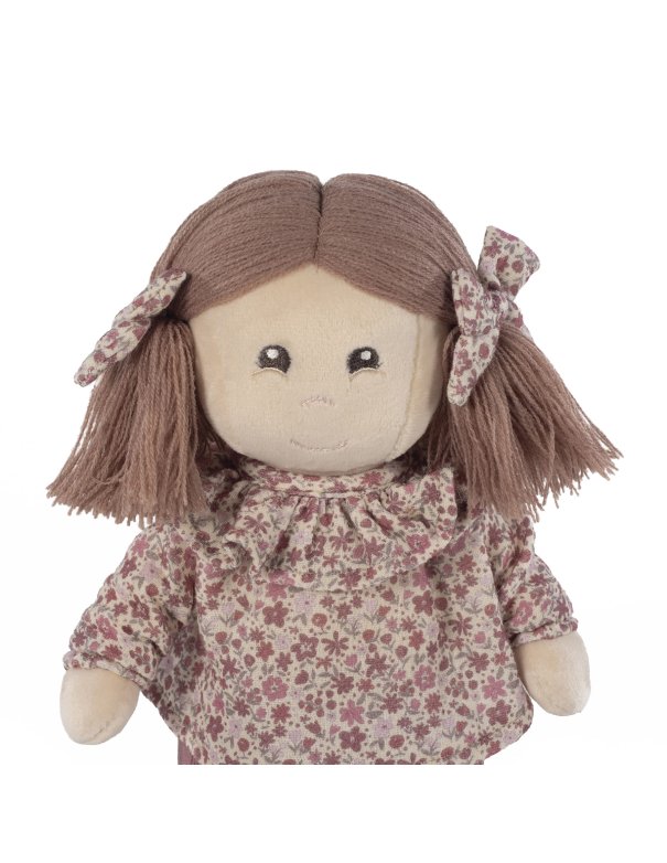 Poupée bibi 35cm cherry fleurs -...