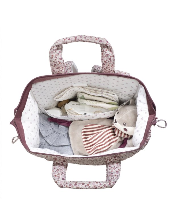 Sac à dos cherry fleurs - Pasito a...