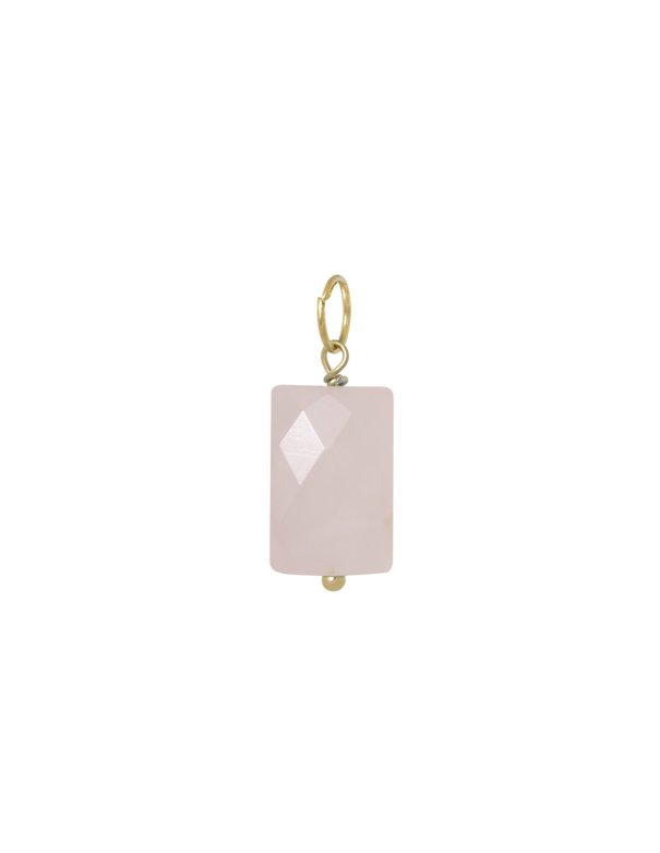 Charms Nola [facette en quartz rose]...