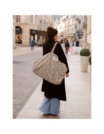 Cabas XXL - léopard coeur - Mon petit Léon 2