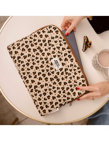 Housse d’ordinateur - Léopard Coeur -  Mon petit Léon