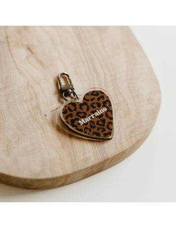 Porte-clé Léopard marron...