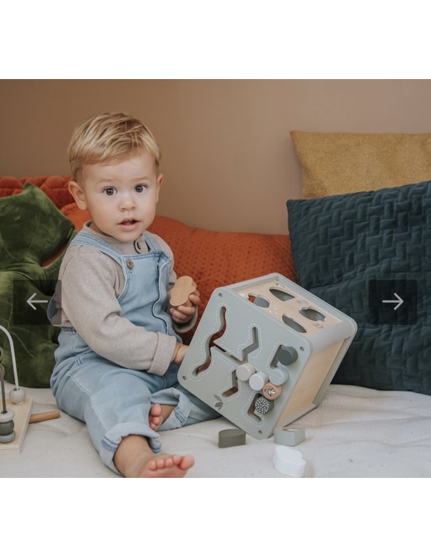 Cube d'activités - Olive Green -...