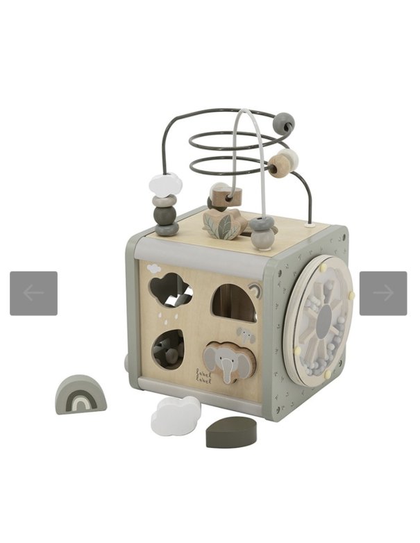 Cube d'activités - Olive Green -...