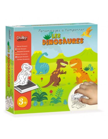 Tampon mousse - Dinosaures - Créa Lign