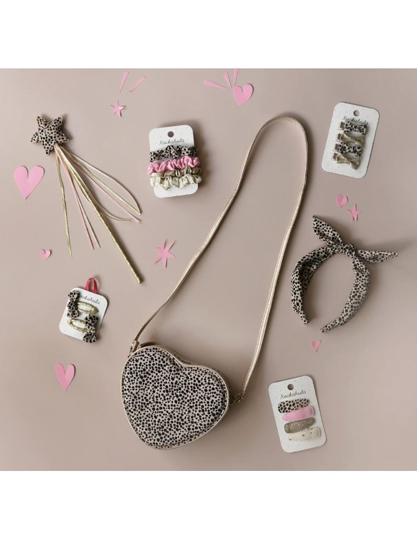 Sac léopard en forme de cœur - Rockahula