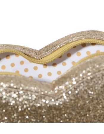 Sac à paillettes dorées en... 2