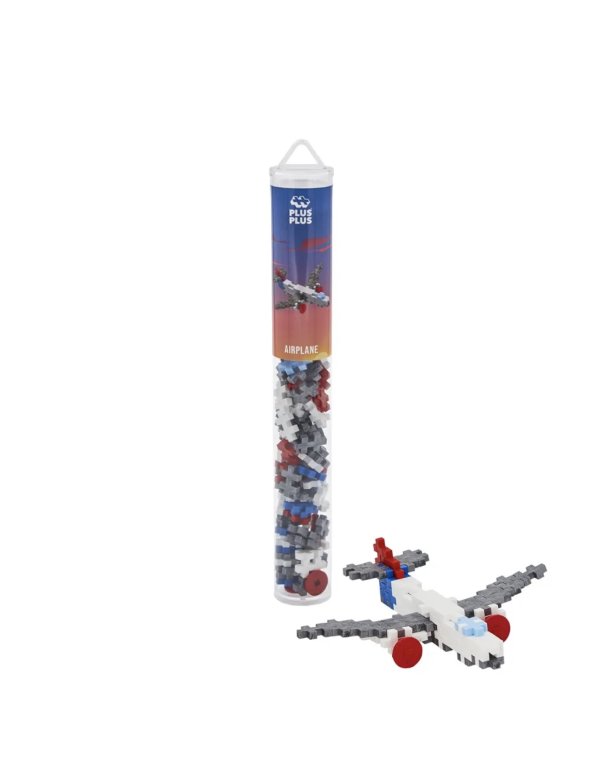 Tube avion 100 pièces - Plus plus