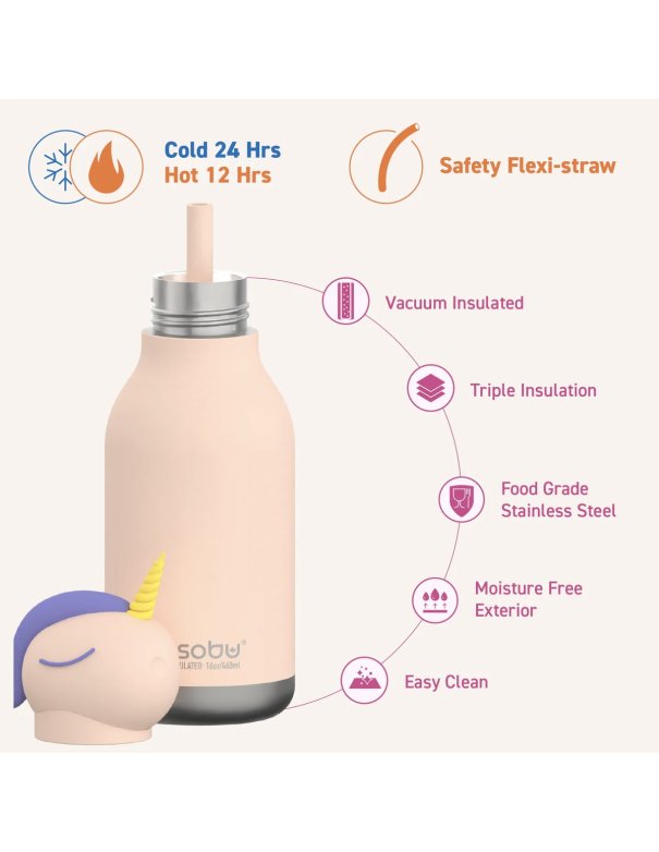 Gourde isotherme - Licorne - ASOBU