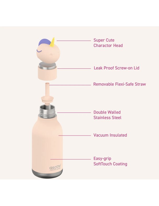 Gourde isotherme - Licorne - ASOBU