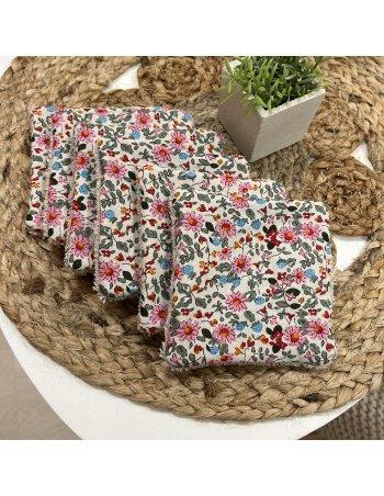 Lingettes de coton flower 2