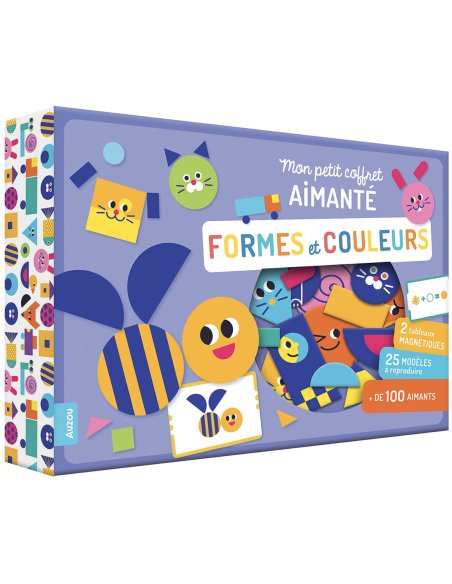 Mon petit coffret aimanté - Formes et couleurs  - Auzou