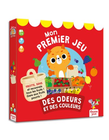 Jeux de cartes - Mon premier jeu des odeurs et des couleurs - Auzou