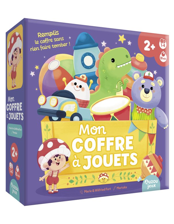 Grand jeux - Mon coffre à jouets - Auzou