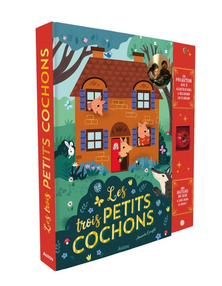 Livre projecteur - Les trois petits cochons - Auzou