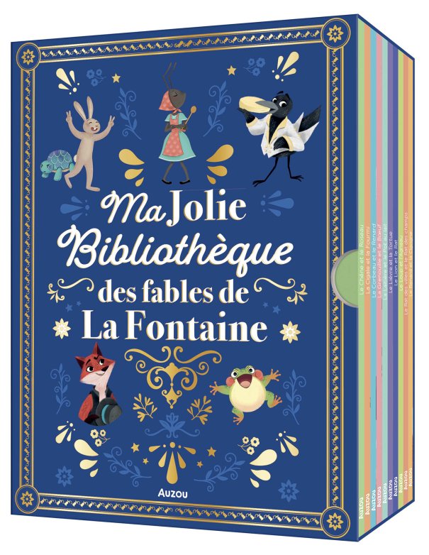 Ma jolie bibliothèque des fables de la fontaine - Auzou