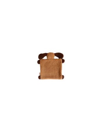 Doudou plat chien marron -... 2