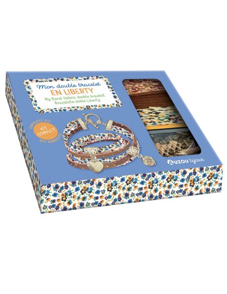 Mon superbe bijou - Mon double bracelet en liberty  - Auzou
