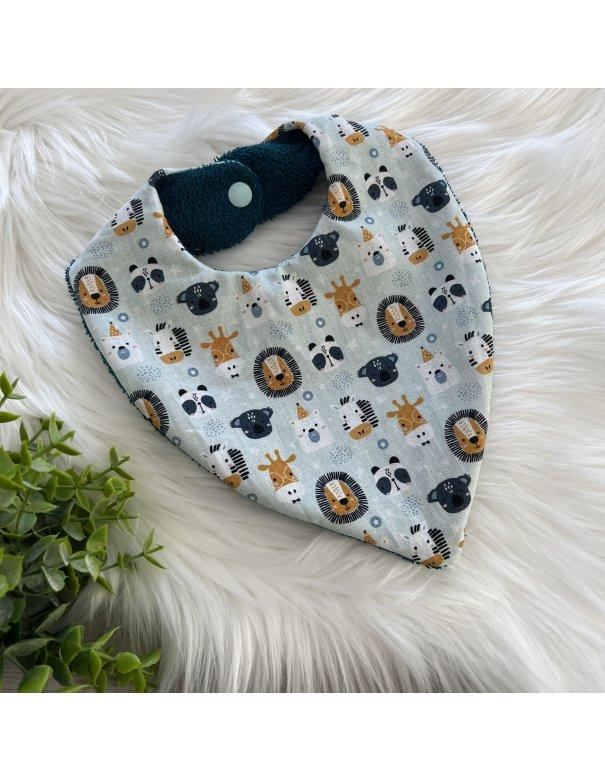 Bavoir bandana en coton