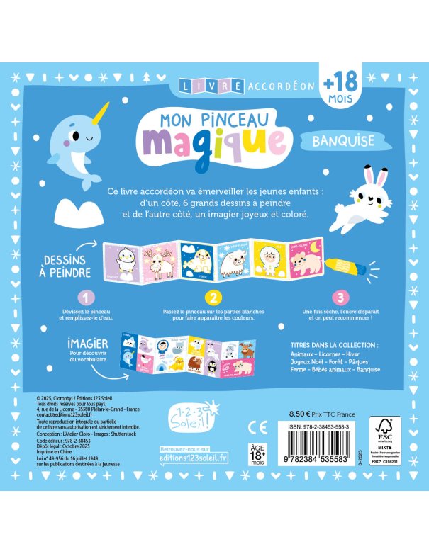 Livre accordéon – Mon pinceau magique...