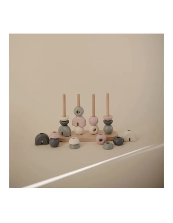 Jeu multiformes à empiler en bois -...