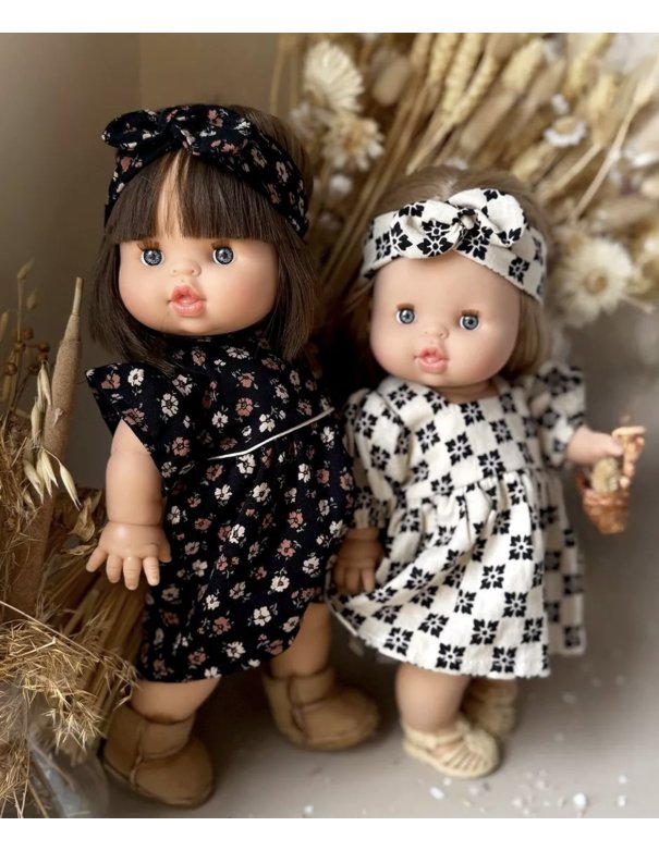 Robe Daisy et son headband à noeud...