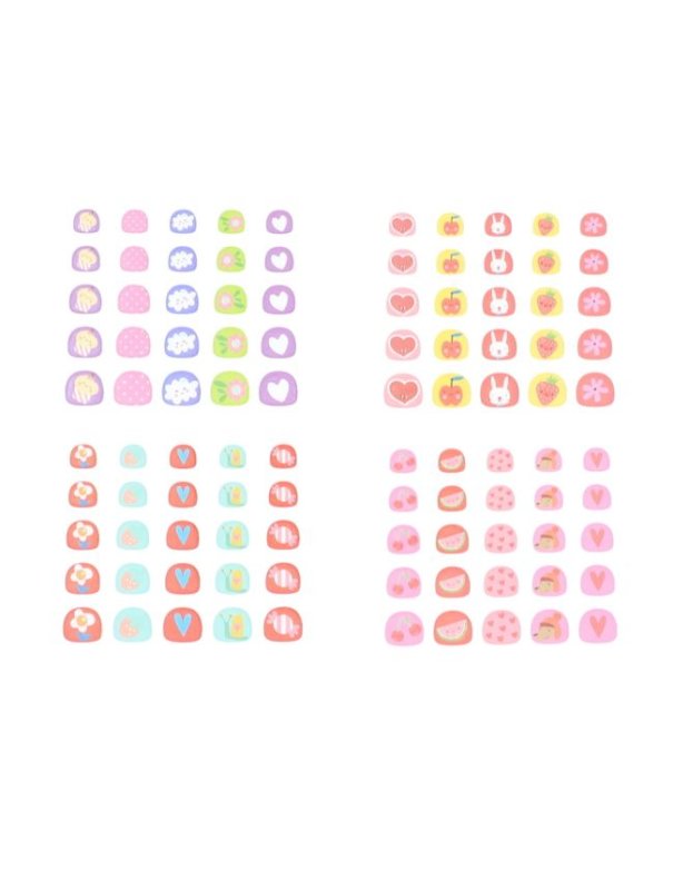 Set de 8 planches de stickers pour...