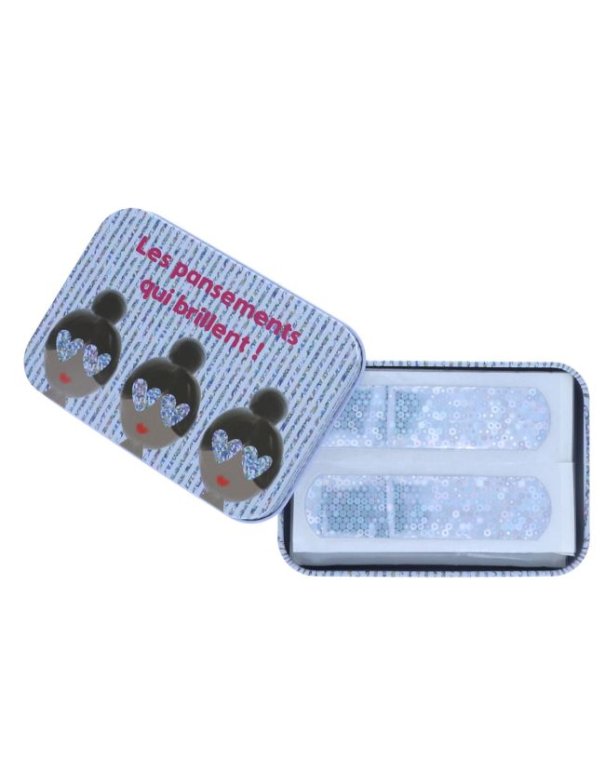 Boîte de 30 pansements paillettes