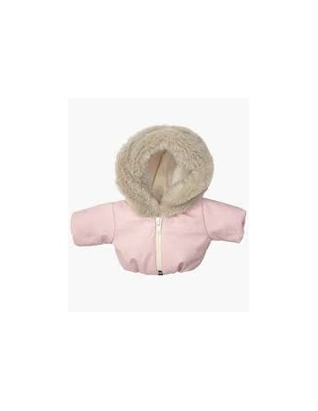 Blouson Gigi en enduit rose...