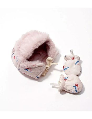 Ensemble chapka et paire de...