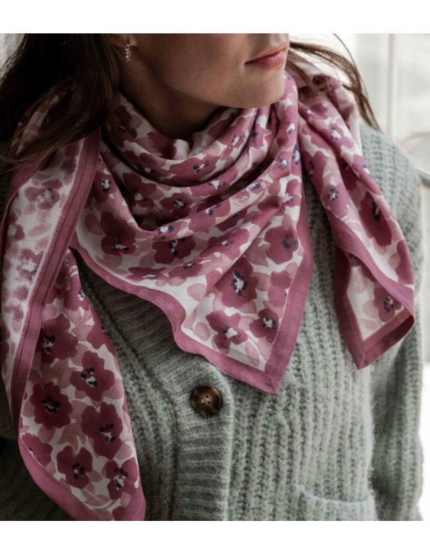 Grand foulard Posy Dahlia - Bindi...
