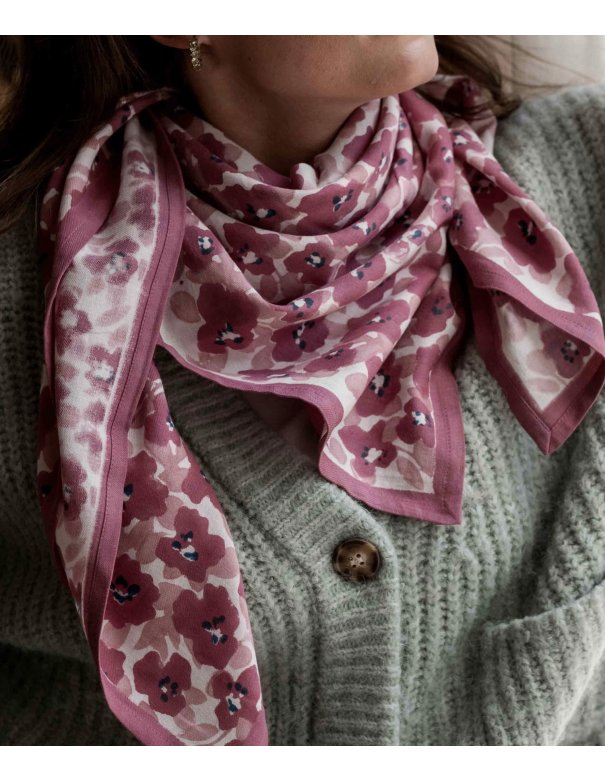 Grand foulard Posy Dahlia - Bindi...
