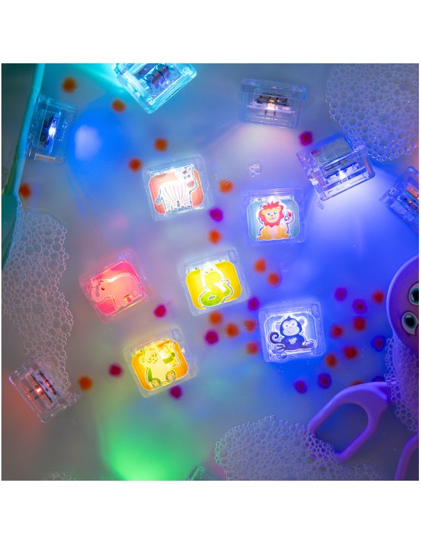 Cubes lumineux - Zany ZOO - lot de 6 - Glo pals