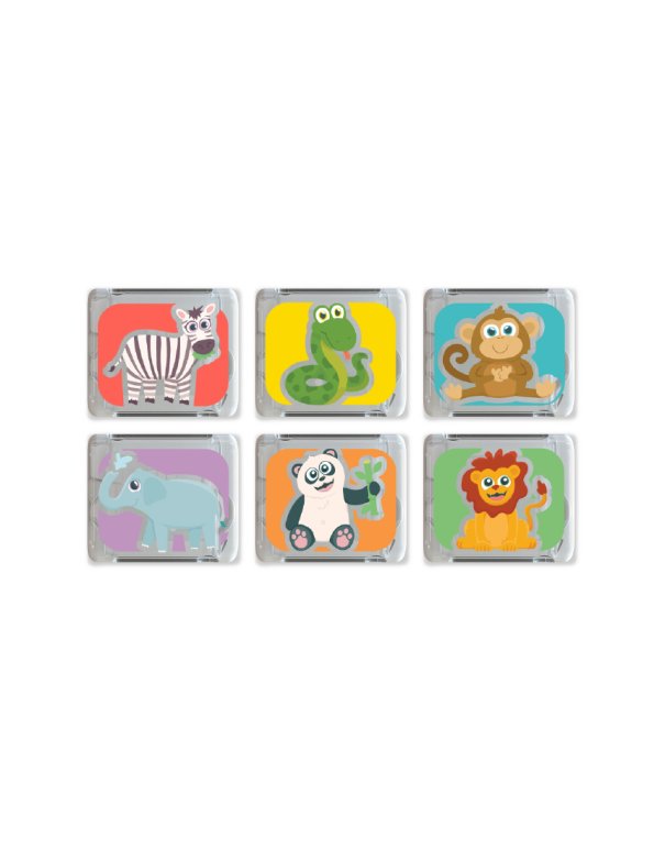 Cubes lumineux - Zany ZOO - lot de 6...