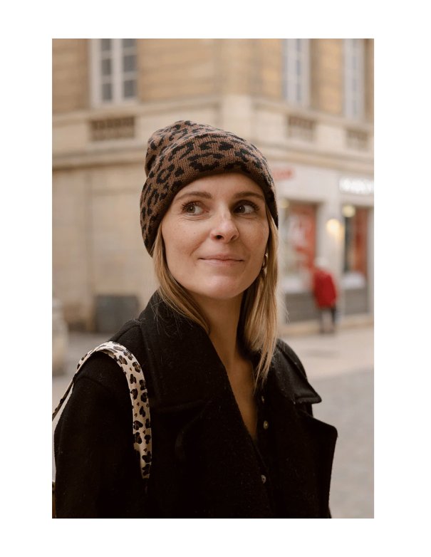 Bonnet léopard adulte - Mon petit Léon