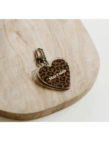 Porte-clé Léopard marron...