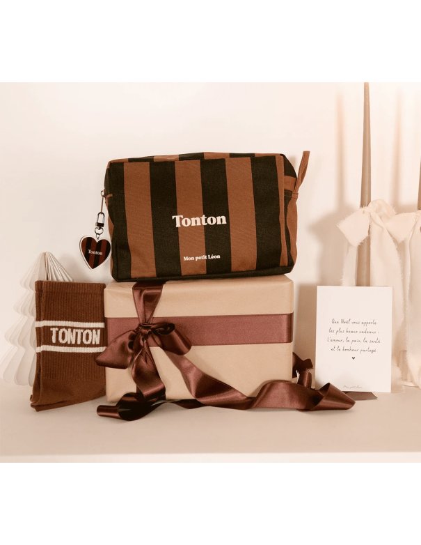 Trousse de toilette coton - Rayures...