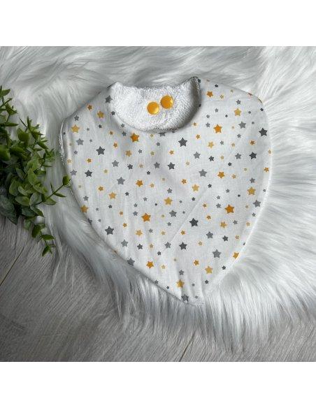 Lot de 3 bavoirs bandana en coton Lot de 3 bavoirs bandana en coton